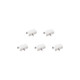 Micro+ PVC Raceway Connector, White, 5-Pack - US/CP2010W-5PK Micro+ PVC Raceway Connector, White, 5-Pack - US/CP2010W-5PK